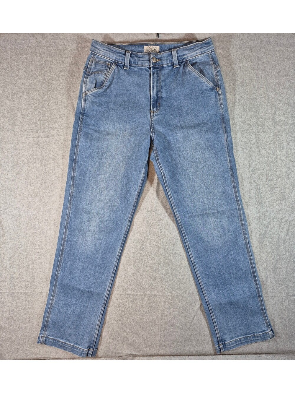 Ocean Coast Women’s Jeans Size 30x30 Light Wash Straight Leg Stretch Denim